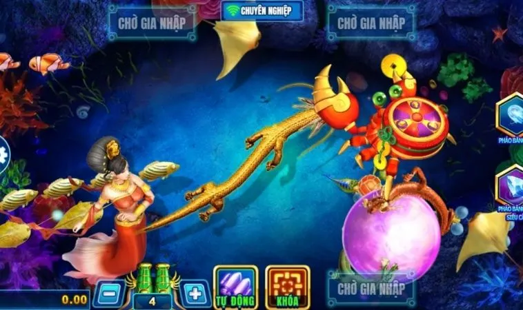 Các sinh vật trong game Bắn Cá Rồng tại ManClub
