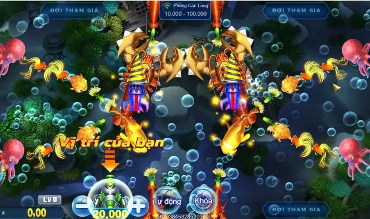 Giao diện chơi Bắn Cá Royal Fishing Tại ManClub