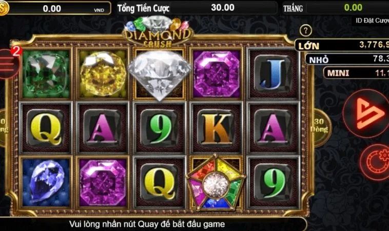 Các biểu tượng trong game Nổ Hũ Kim Cương tại ManClub