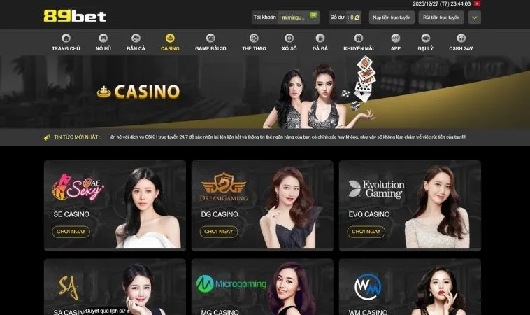 Cổng Game Manclub hợp tác với nhiều nhà cung cấp game casino uy tín