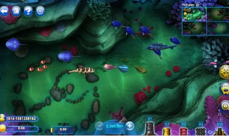 Hệ thống vũ khí trong game Thợ Săn Cá Tại ManClub